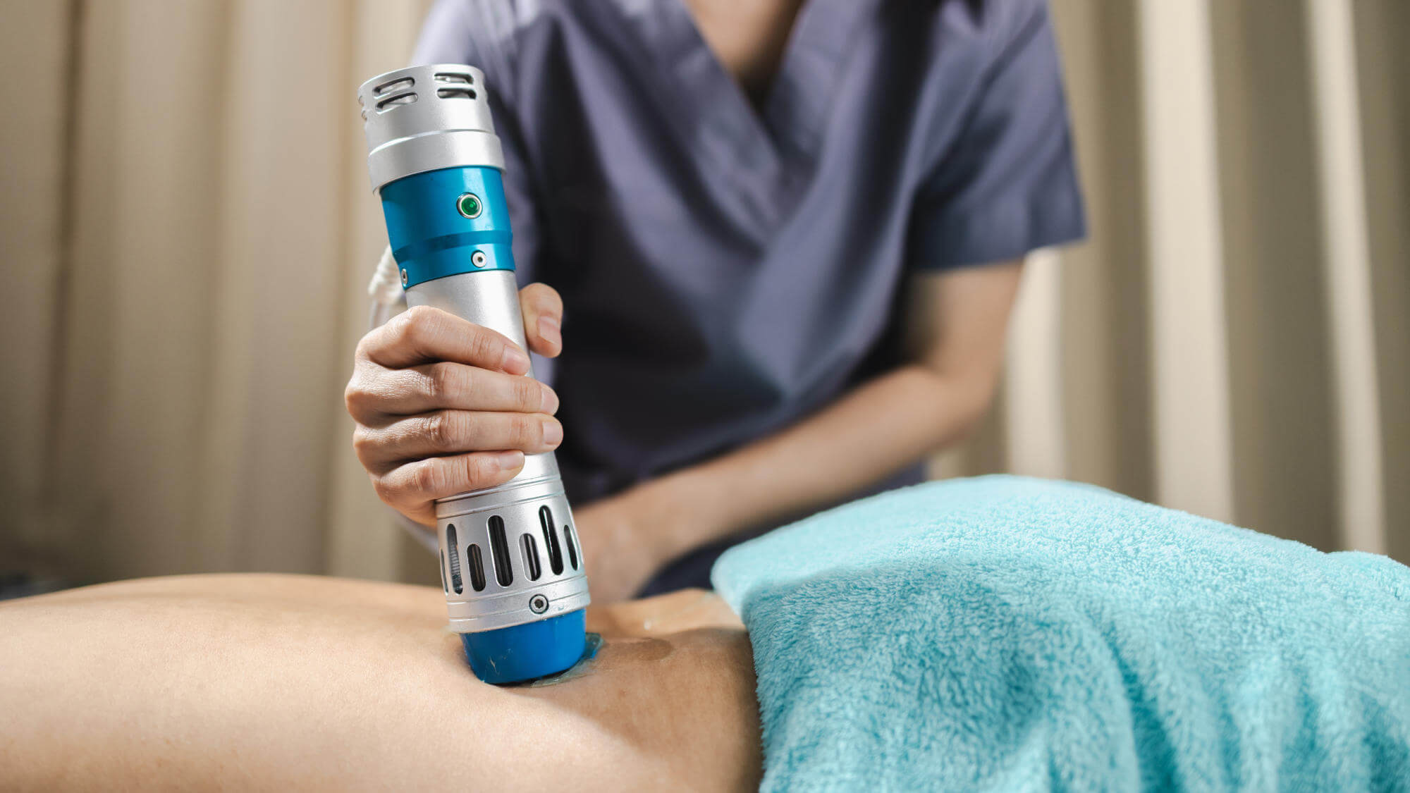 A Shockwave therapy is physical treatment that promotes healing and reduces pain effectively